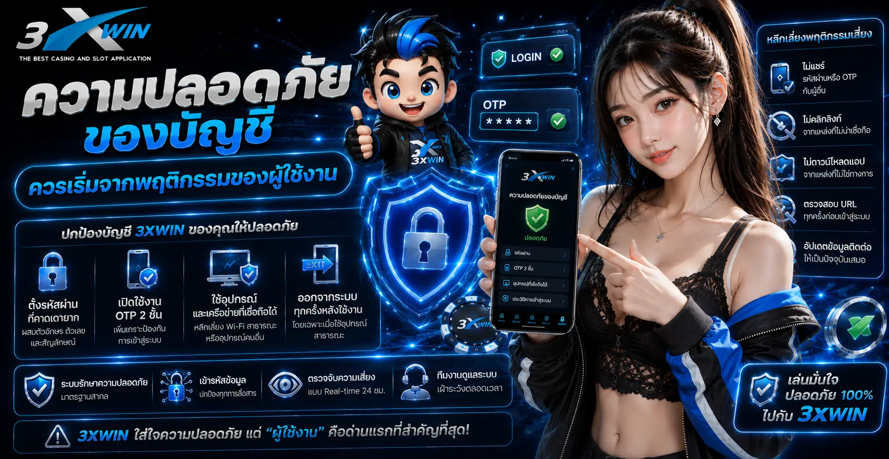 ความปลอดภัยของบัญชีควรเริ่มจากพฤติกรรมของผู้ใช้งาน